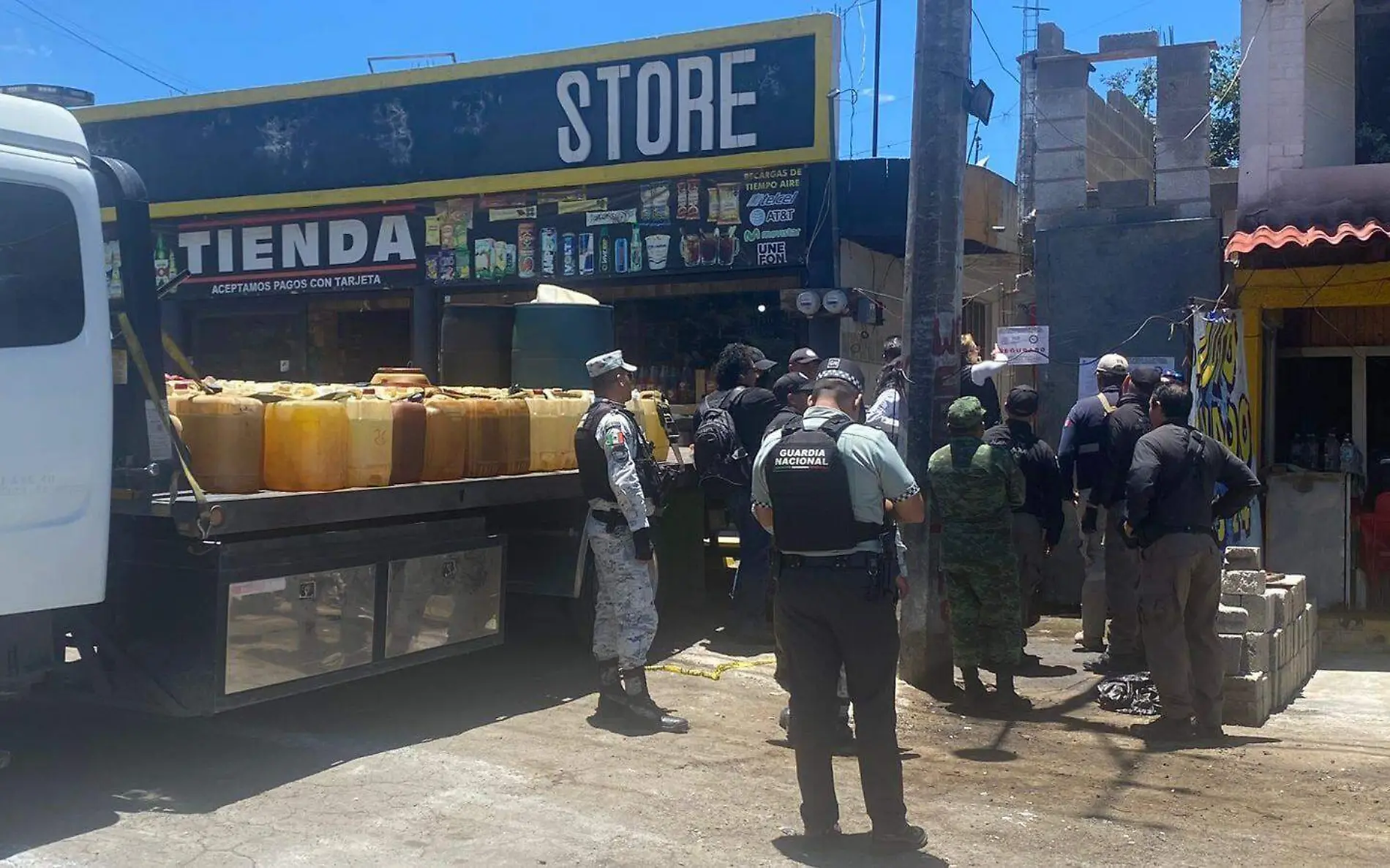 operativo autoridades combustible huachicol autopista tlahuapan